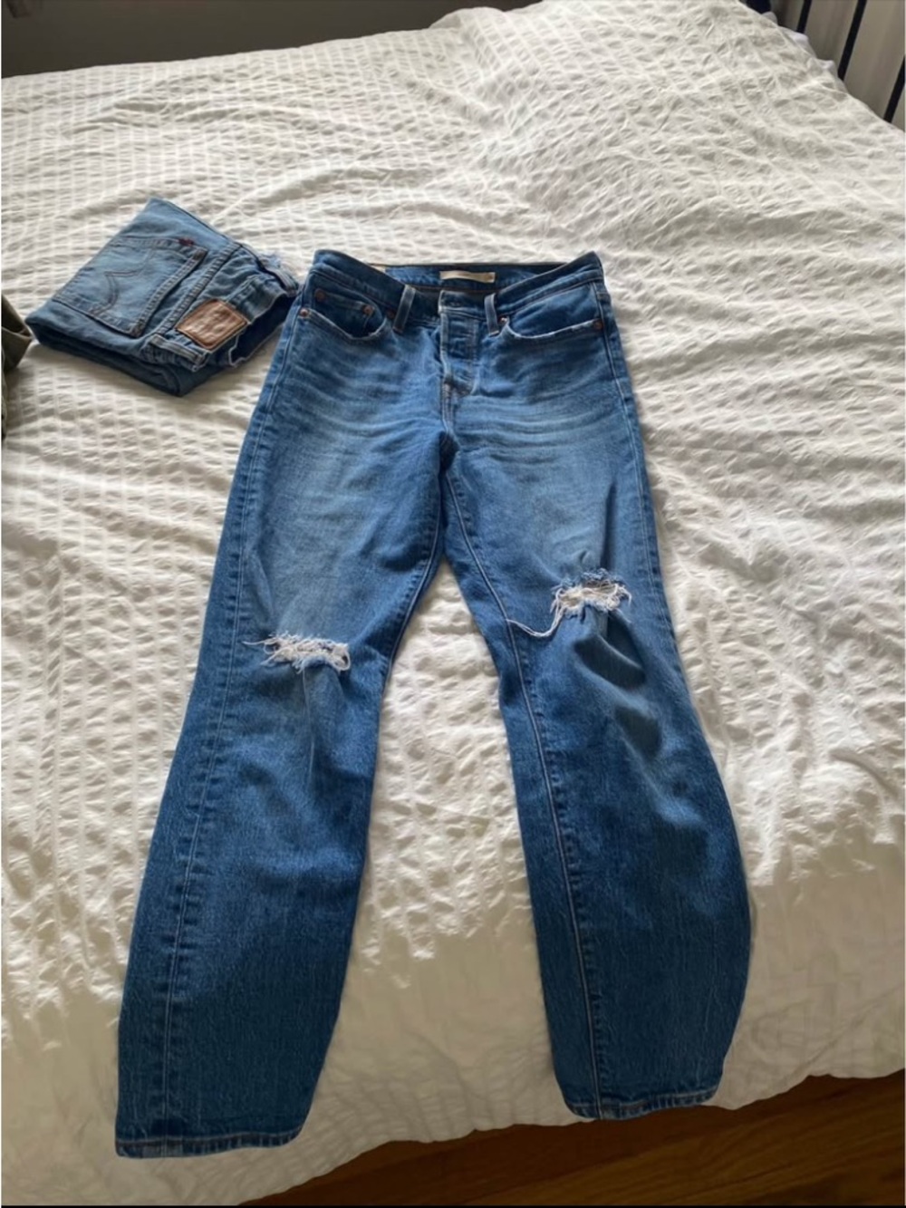 Levi's Wedgie High-Rise Jeans - Blue